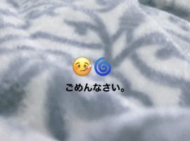ごめんなさい。